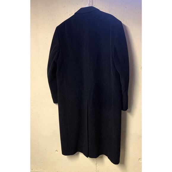 Cashmere Men’s Long Coat Italy Pencil Color XL Old Money Plus Size - Picture 9 of 9